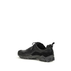 Black Goatskin Athletic Sneakers