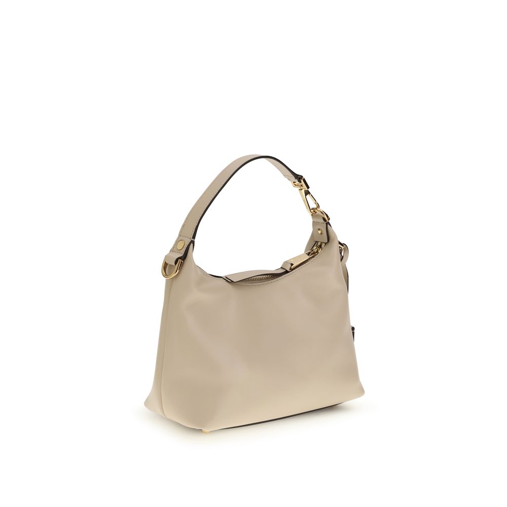 Beige Calf Leather Bos Taurus Handbag