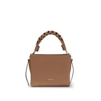 Beige Calf Leather Bos Taurus Handbag