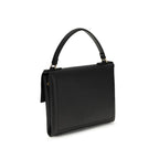Black Calf Leather Bos Taurus Handbag