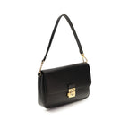 Black Calf Leather Bos Taurus Shoulder Bag
