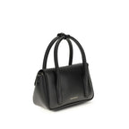 Black Calf Leather Bos Taurus Handbag