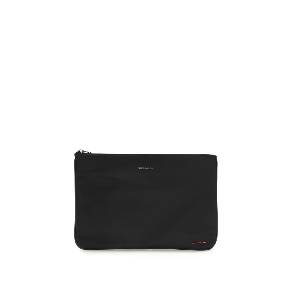 Black Nylon Clutch Bag