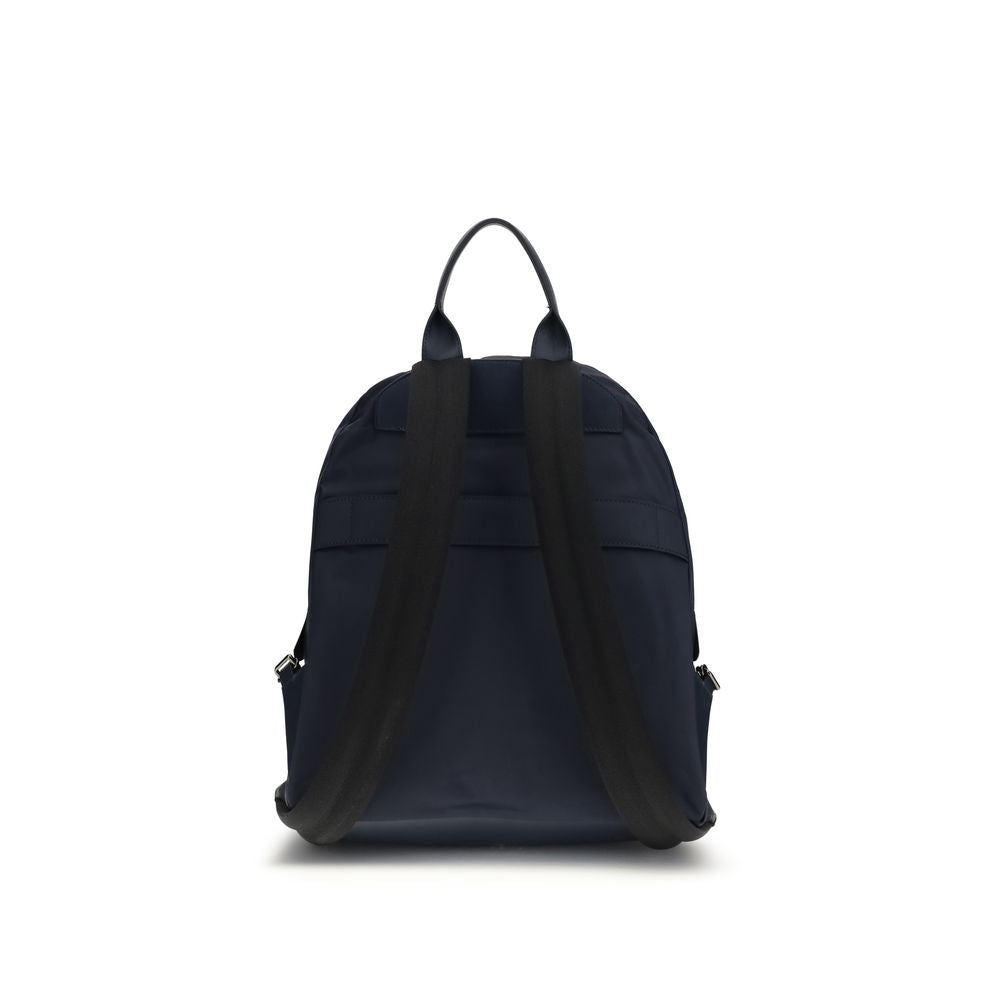 Blue Nylon Backpack