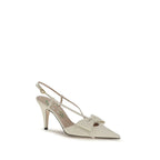 Beige Lamb Ovis Aries Aries High Heel Pumps