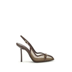 Brown Calf Leather Bos Taurus Platform Pumps