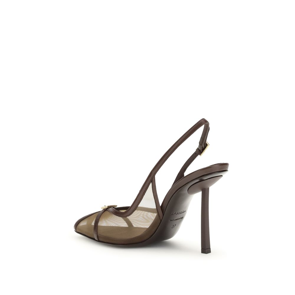 Brown Calf Leather Bos Taurus Platform Pumps