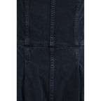 Blue Cotton Jumpsuit