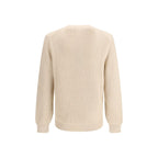 Beige Fleece Wool Sweatshirt
