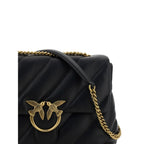 Black Calf Leather Bos Taurus Shoulder Bag