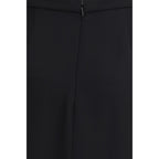 Black Silk Long Skirt