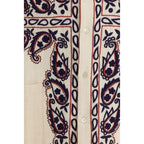 Beige Silk Pattern Shirt