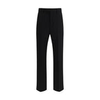 Black Fleece Wool Dress Pants
