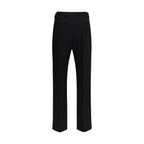 Black Fleece Wool Dress Pants