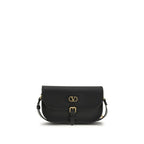 Black Calf Leather Bos Taurus Shoulder Bag
