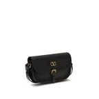 Black Calf Leather Bos Taurus Shoulder Bag
