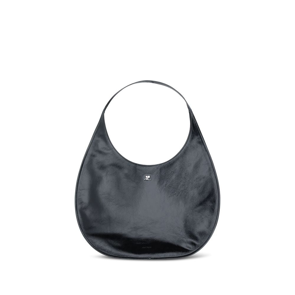 Black Calf Leather Bos Taurus Shoulder Bag