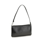 Black Cowhide Shoulder Bag