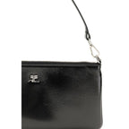 Black Cowhide Shoulder Bag