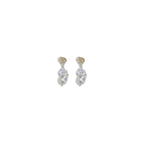 Gold Pearl Earrings