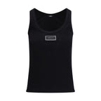 Black Cotton Tank Tops