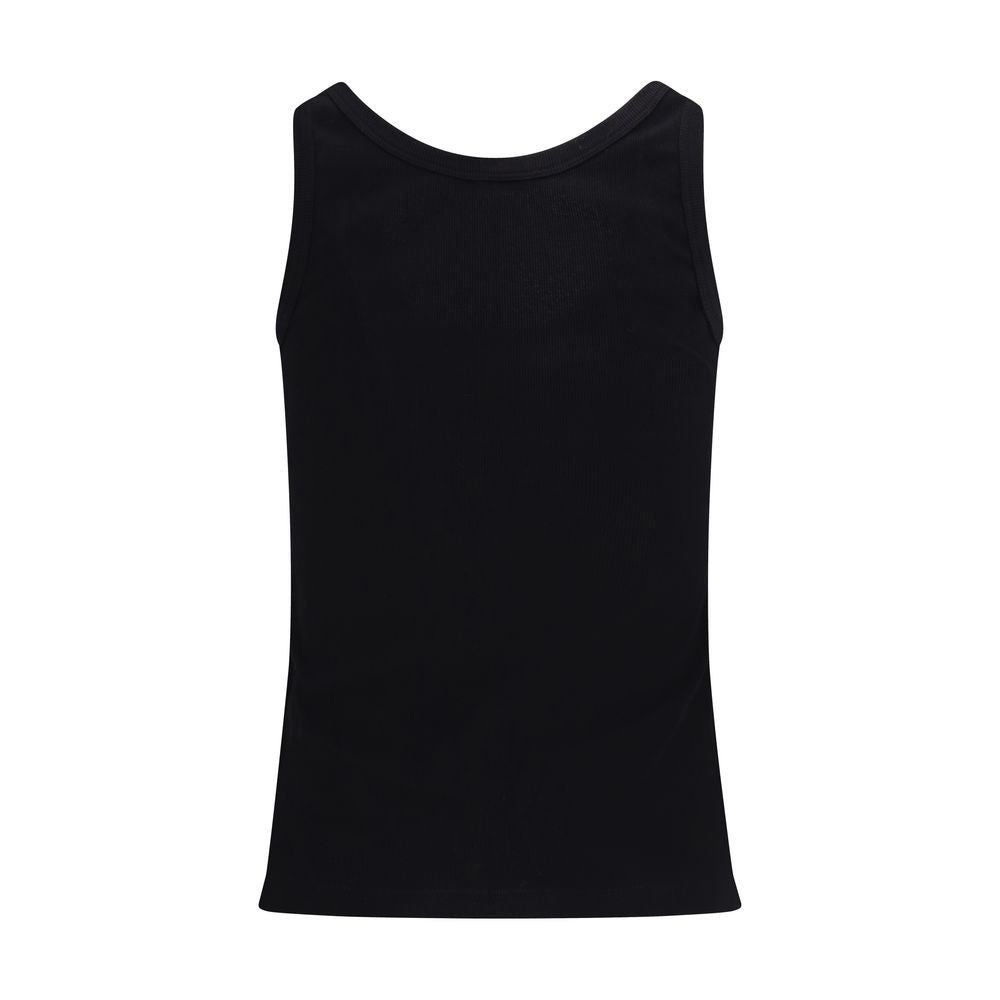 Black Cotton Tank Tops