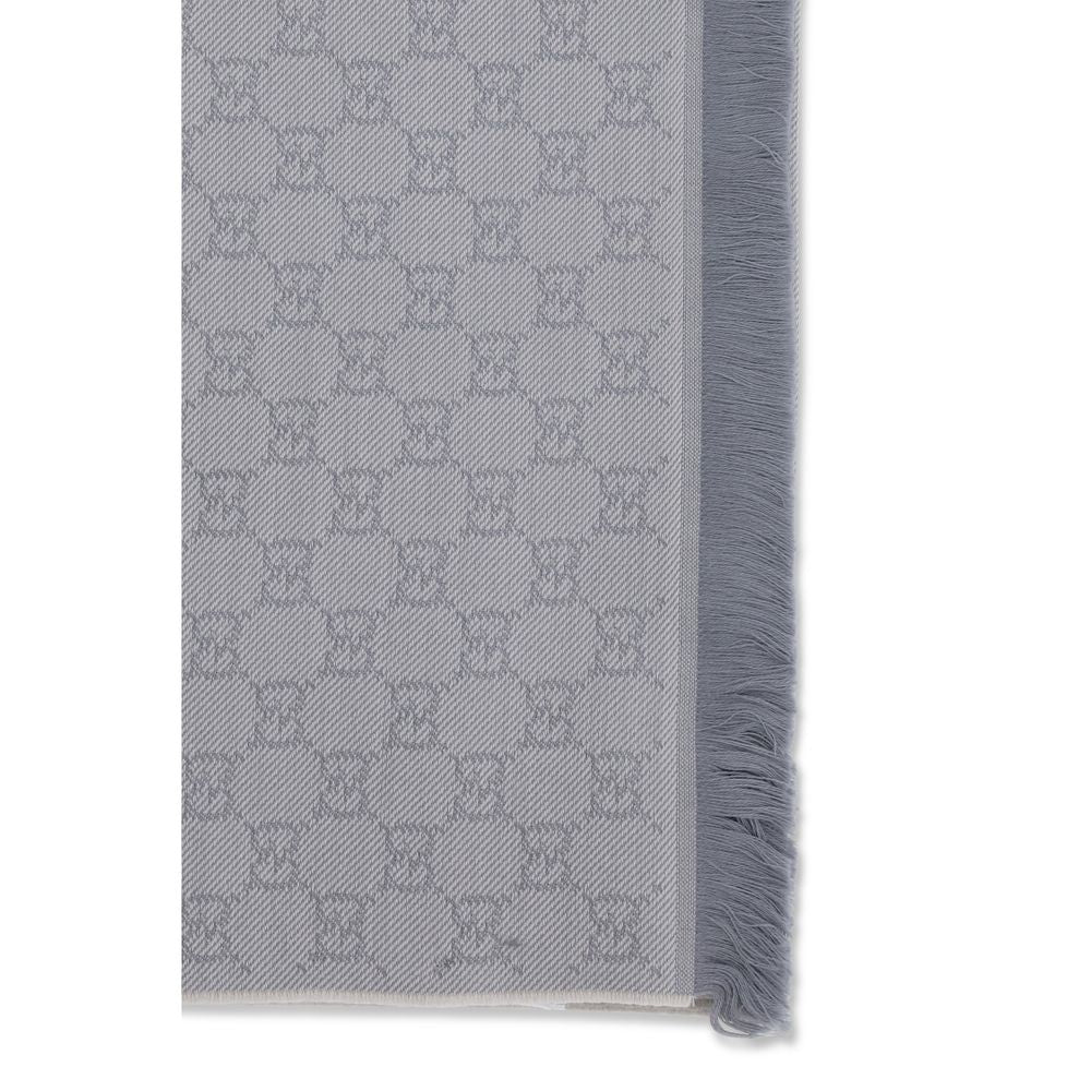 Gray Wool Scarf