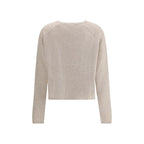 Beige Cashmere Cashmere Sweater