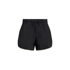 Black Recycled Polyamide Bermuda Shorts