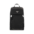 Black Recycled Polyamide Backpack