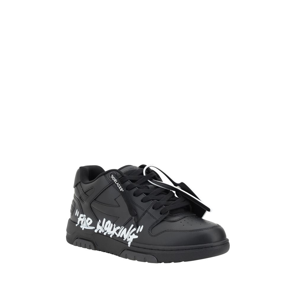 Black Rubber Chunky Sneakers