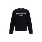 Black Cotton Sweatshirt