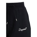 Black Cotton Bermuda Shorts