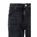 Black Cotton Jeans Denim