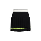 Black Viscose Mini Skirt