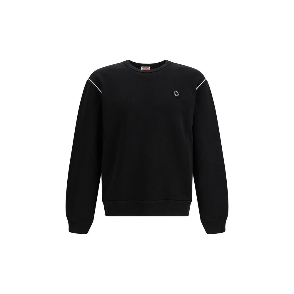 Black Cotton Sweatshirt