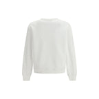 White Cotton Sweatshirt
