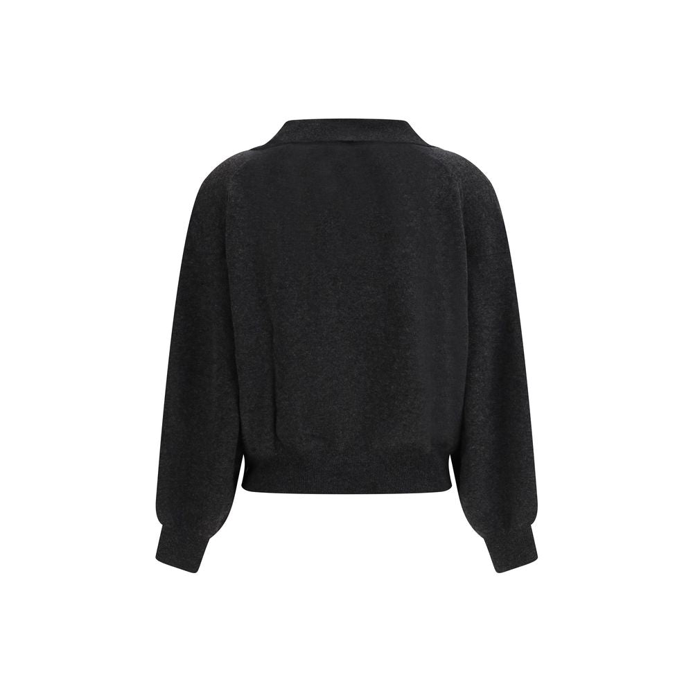 Gray Cashmere Sweatshirt