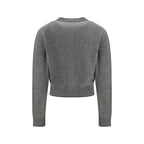 Gray Wool Cardigan