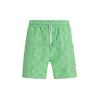 Bicolor Cotton Bermuda Shorts
