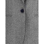 Multicolor Fleece Wool Coat