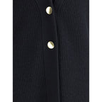 Black Cashmere Cardigan