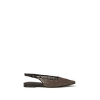 Brown Leather Ballet Flats