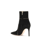 Black Leather Ankle Boots