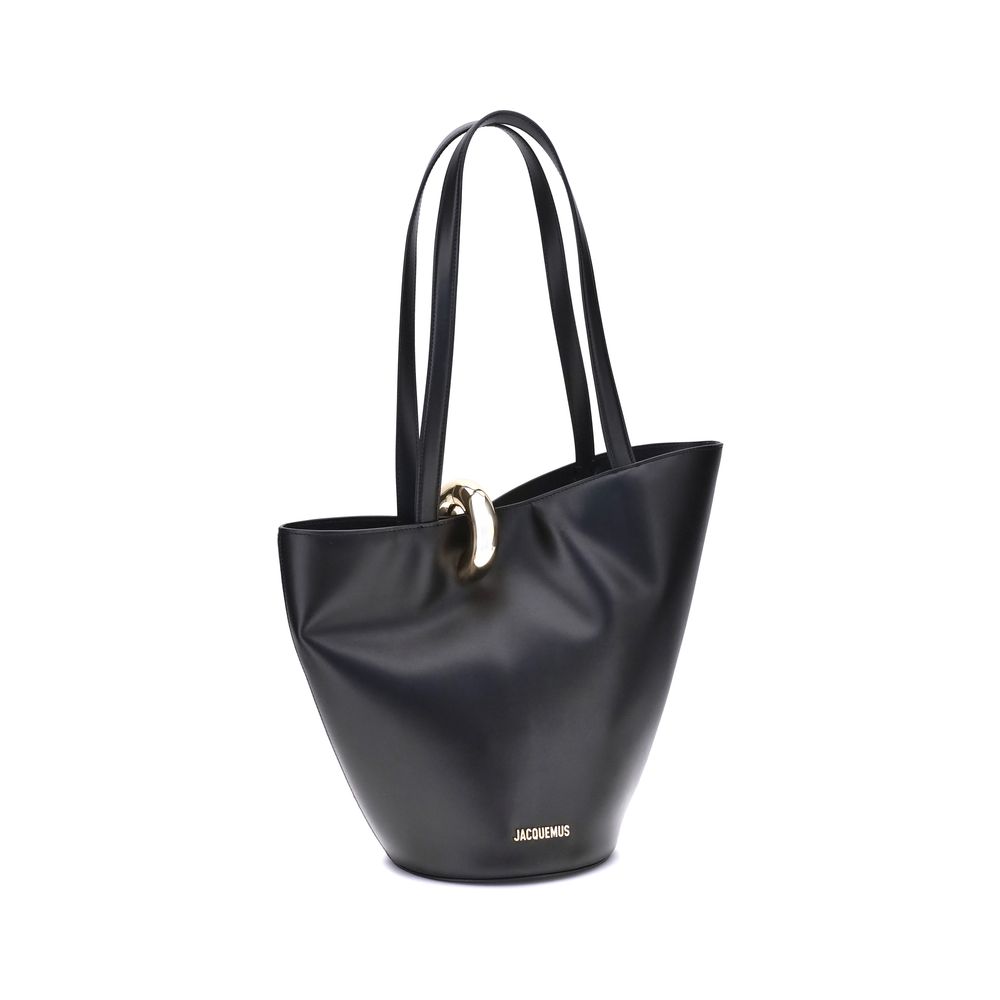 Black Calf Leather Bos Taurus Shoulder Bag