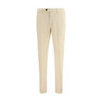 Beige Cotton Pants