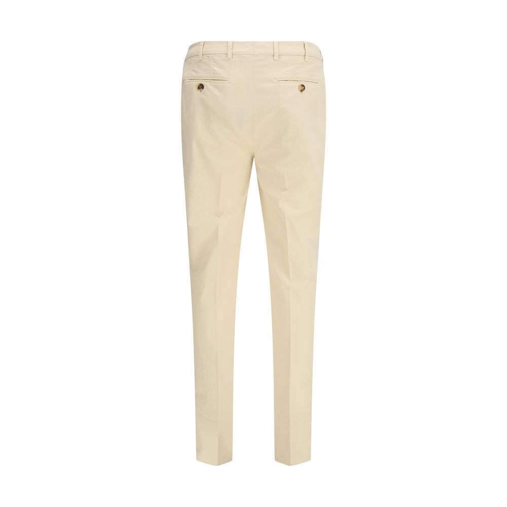 Beige Cotton Pants