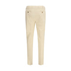 Beige Cotton Pants