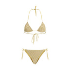 Gold Viscose Bikini