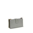 Gray Calf Leather Bos Taurus Shoulder Bag